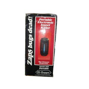 Portable Electronic Insect Killer Bug Zapper Model 500 El-Zoppo